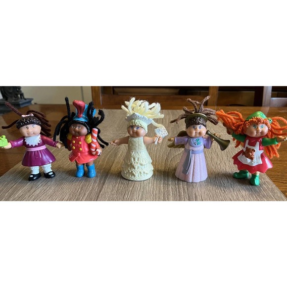 Cabbage Patch Kids Other - 1994 Cabbage Patch Kids 5 Mcdonalds Doll Mini PVC Figurines